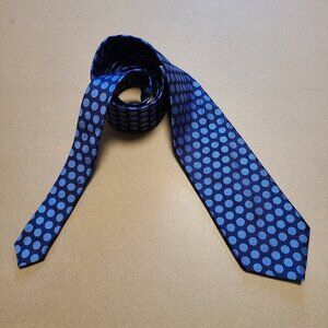 Vintage Tie - Blue Polka Dots
